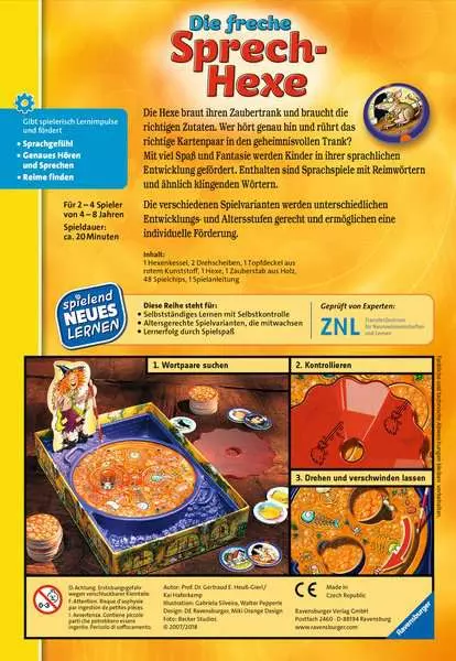 Ravensberger Matratzen Die freche Sprech-Hexe - Kinderspiel ab 4 Jahren Valentinstagsangebot