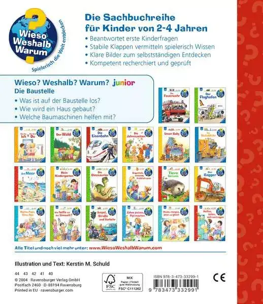 Ravensberger Matratzen Ravensburger Wieso? Weshalb? Warum? junior, Band7: Die Baustelle Heißer Verkauf