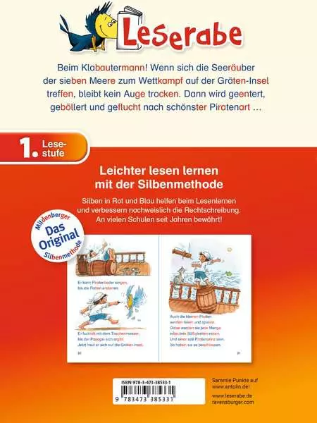 Ravensberger Matratzen Leserabe mit Mildenberger Silbenmethode: Piratengeschichten Neueste Mode