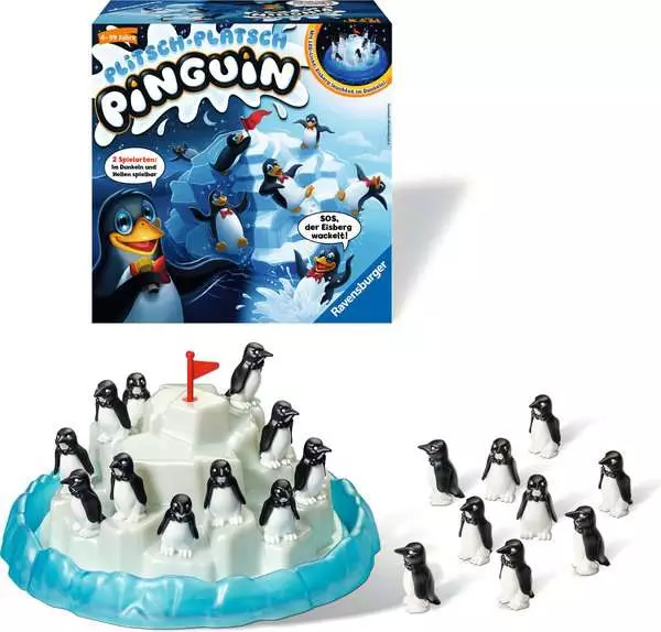 Ravensberger Matratzen Plitsch - Platsch Pinguin - Kinderspiel ab 4 Jahren Blitzangebot