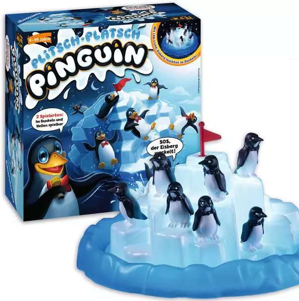 Ravensberger Matratzen Plitsch - Platsch Pinguin - Kinderspiel ab 4 Jahren Blitzangebot