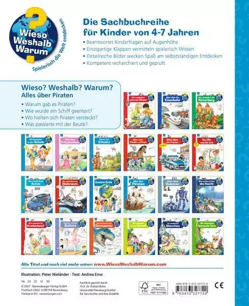 Ravensberger Matratzen Ravensburger Wieso? Weshalb? Warum?, Band 40: Alles über Piraten Letzte 2 Tage
