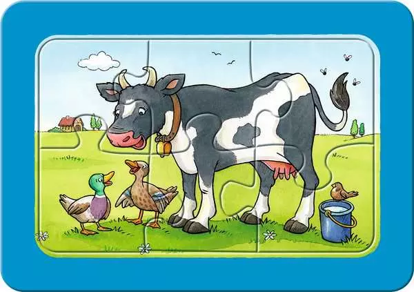 Ravensberger Matratzen Kinderpuzzle ab 2 Jahren - Gute Tierfreunde - 6 Teile Vierteljährliche Förderung