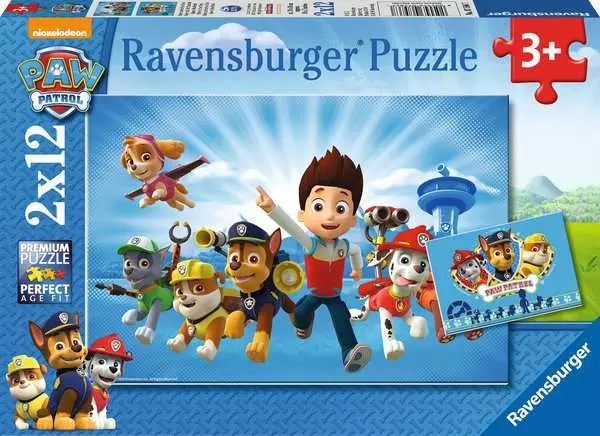Ravensberger Matratzen Kinderpuzzle ab 3 Jahren - Ryder und die Paw Patrol - 12 Teile