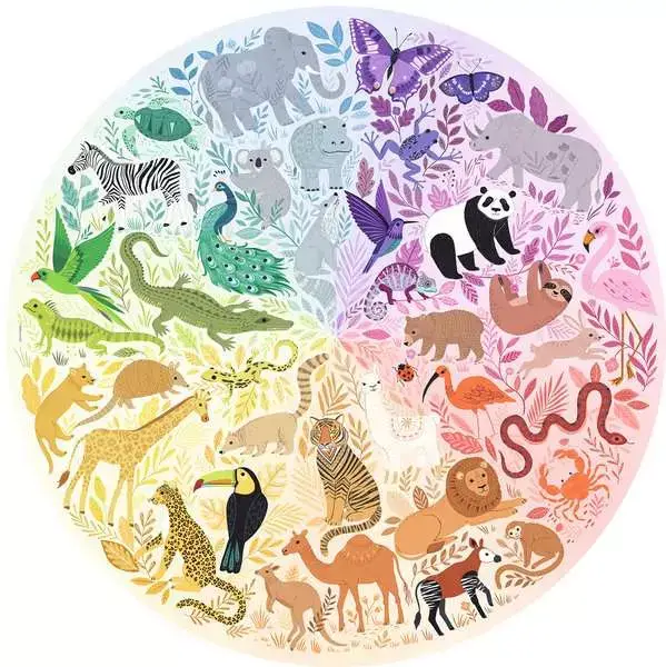 Ravensberger Matratzen Puzzle 500 Teile - Circle of Colors - Animals Rabatt