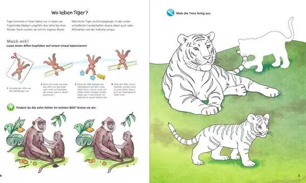 Ravensberger Matratzen Ravensburger Wieso? Weshalb? Warum? aktiv-Heft: Tiere der Welt Begrenztes Angebot