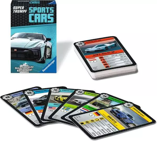Ravensberger Matratzen Sports-Cars - Kartenspiel ab 7 Jahren Saisonschlussverkauf