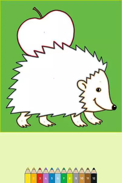 Ravensberger Matratzen Malen nach Zahlen ab 3: Tiere Weihnachtsangebot