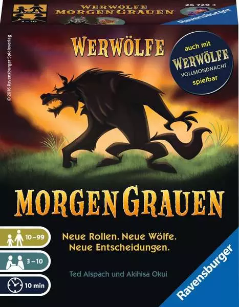 Ravensberger Matratzen Werwölfe MorgenGrauen - Spiel ab 10 Jahren Ravensberger Matratzen Werwölfe MorgenGrauen - Spiel ab 10 Jahren