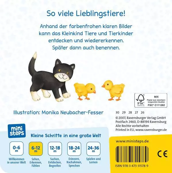 Ravensberger Matratzen ministeps: Meine allerersten Tiere Muttertagsangebot