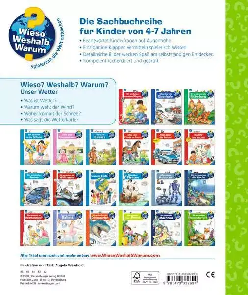 Ravensberger Matratzen Ravensburger Wieso? Weshalb? Warum?, Band 10: Unser Wetter Saisonale Angebote