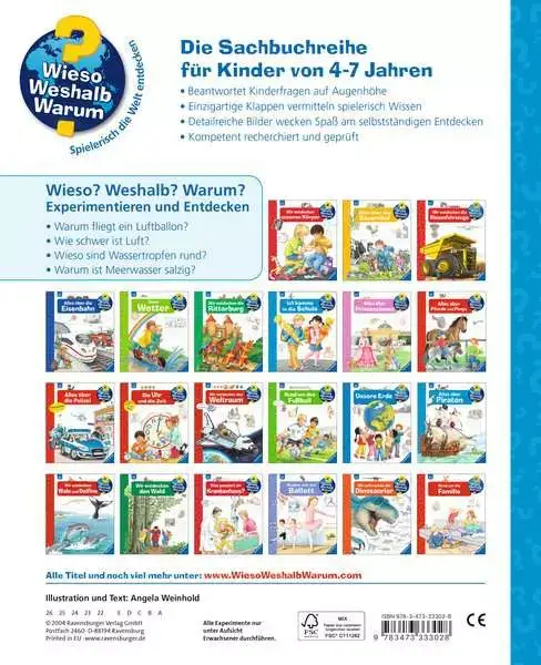 Ravensberger Matratzen Ravensburger Wieso? Weshalb? Warum?, Band 29: Experimentieren und Entdecken Bis zu 60% Rabatt