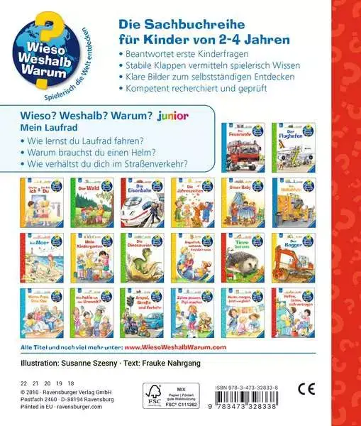 Ravensberger Matratzen Ravensburger Wieso? Weshalb? Warum? junior, Band 37: Mein Laufrad Bis zu 55% Rabatt