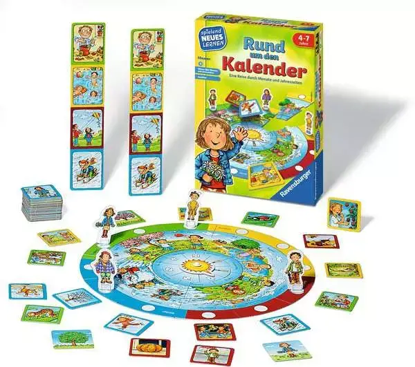 Ravensberger Matratzen Rund um den Kalender - Kinderspiel ab 4 Jahren Kostenloser Versand international