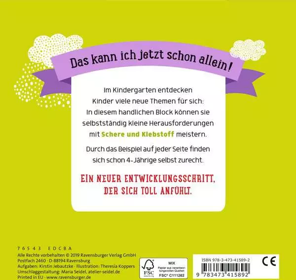 Ravensberger Matratzen Im Kindergarten: Schneiden und Kleben Angebote