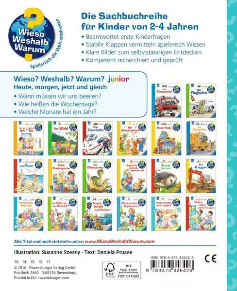 Ravensberger Matratzen Ravensburger Wieso? Weshalb? Warum? junior, Band 56: Heute, morgen, jetzt und gleich Fabrikverkauf