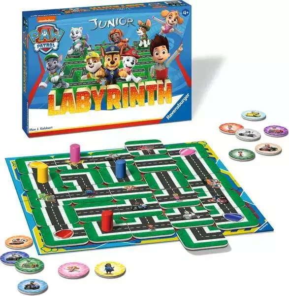 Ravensberger Matratzen Paw Patrol Junior Labyrinth - Kinderspiel ab 4 Jahren Begrenztes Angebot