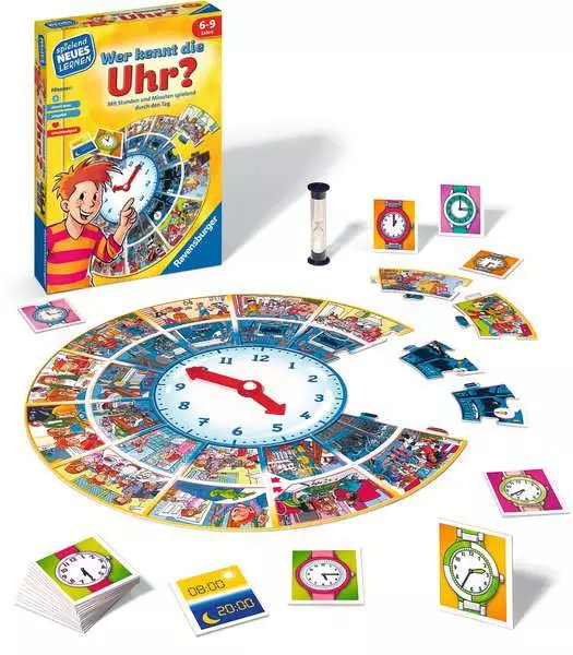 Ravensberger Matratzen Wer kennt die Uhr? - Kinderspiel ab 6 Jahren Exklusivangebot