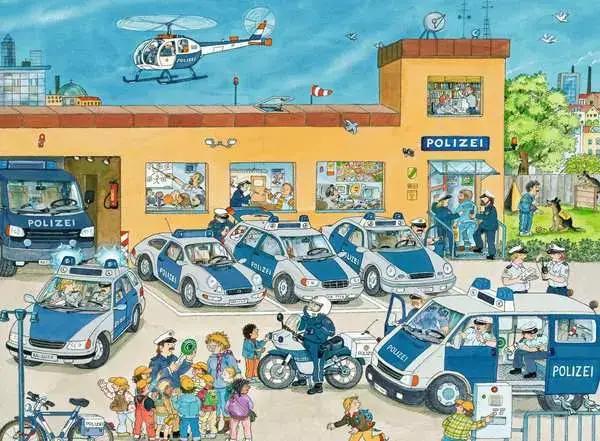 Ravensberger Matratzen Kinderpuzzle ab 6 Jahren - Polizeirevier - 100 Teile Muttertagsangebot