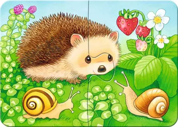 Ravensberger Matratzen Kinderpuzzle ab 2 Jahren - Süße Gartenbewohner - 2 + 4 + 6 + 8 Teile Vatertagsangebot