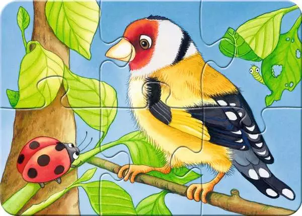 Ravensberger Matratzen Kinderpuzzle ab 2 Jahren - Süße Gartenbewohner - 2 + 4 + 6 + 8 Teile Vatertagsangebot