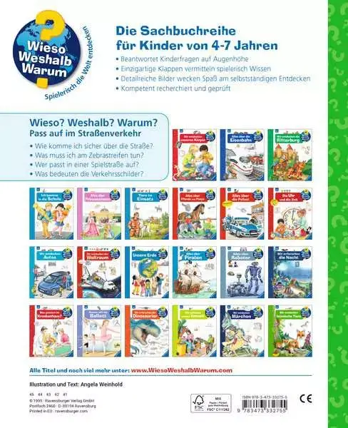 Ravensberger Matratzen Ravensburger Wieso? Weshalb? Warum?, Band 5: Pass auf im Straßenverkehr Online Outlet