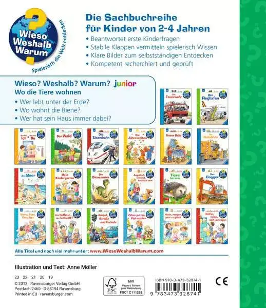 Ravensberger Matratzen Ravensburger Wieso? Weshalb? Warum? junior, Band 46: Wo die Tiere wohnen Neuheiten