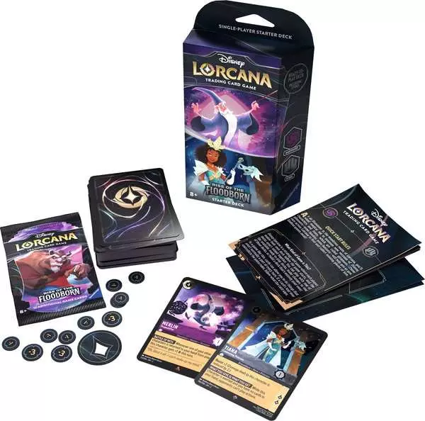 Ravensberger Matratzen Disney Lorcana: Aufstieg der Flutgestalten - Starter Deck Amethyst und Stahl (Englisch) Saisonale Angebote