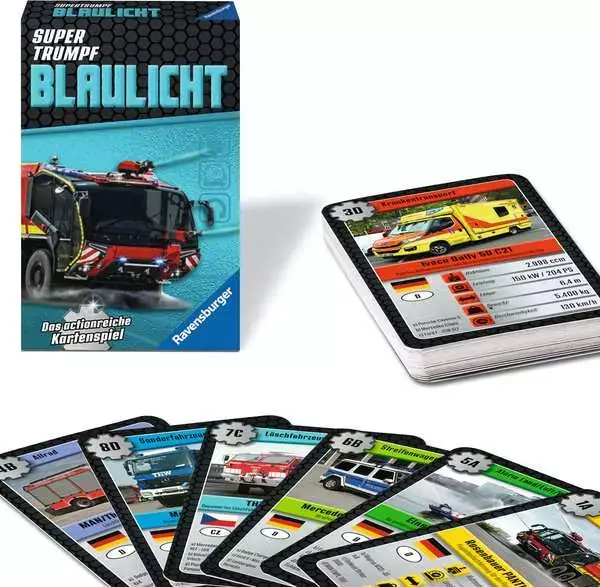 Ravensberger Matratzen Blaulicht - Kartenspiel ab 7 Jahren Kauf eins, bekomm eins gratis