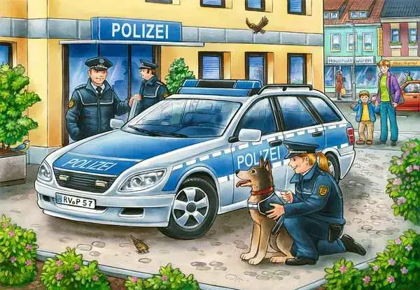 Ravensberger Matratzen Kinderpuzzle ab 3 Jahren - Polizei und Feuerwehr - 12 Teile Riesige Ersparnisse