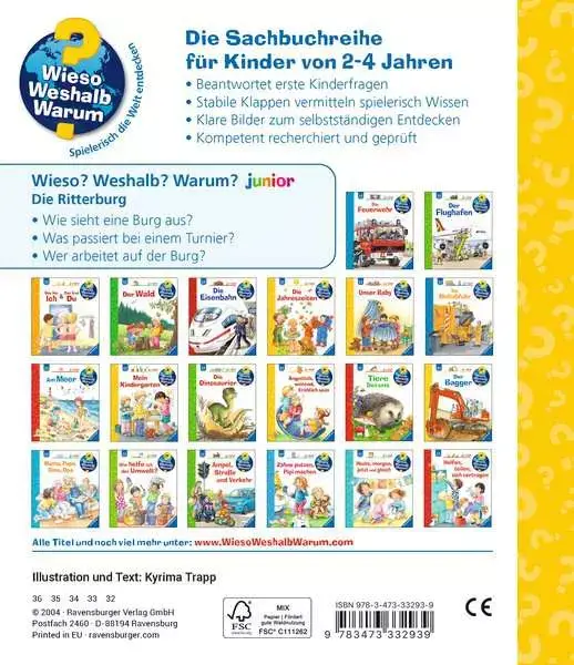 Ravensberger Matratzen Ravensburger Wieso? Weshalb? Warum? junior, Band 4: Die Ritterburg Bis zu 60% Rabatt