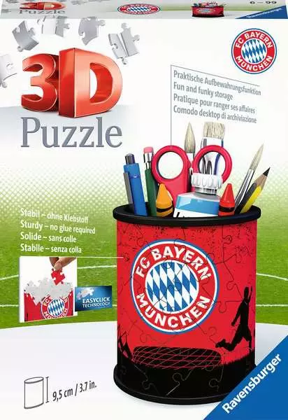 Ravensberger Matratzen 3D Puzzle Utensilo - FC Bayern München Ravensberger Matratzen 3D Puzzle Utensilo - FC Bayern München