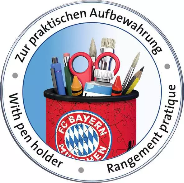 Ravensberger Matratzen 3D Puzzle Utensilo - FC Bayern München Nur noch ein Tag übrig