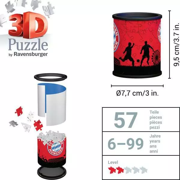 Ravensberger Matratzen 3D Puzzle Utensilo - FC Bayern München Nur noch ein Tag übrig