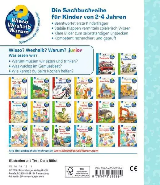 Ravensberger Matratzen Ravensburger Wieso? Weshalb? Warum? junior, Band 53: Was essen wir? Blitzverkäufe