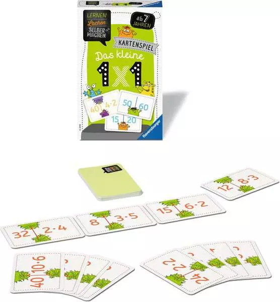 Ravensberger Matratzen Lernen Lachen Selbermachen: Kartenspiel Das kleine 1 x 1 - Kartenspiel ab 7 Jahren Limitierter Zeitrabatt