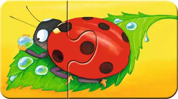 Ravensberger Matratzen Kinderpuzzle ab 2 Jahren - Tiere im Garten - 2 Teile Rabatt