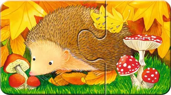 Ravensberger Matratzen Kinderpuzzle ab 2 Jahren - Tiere im Garten - 2 Teile Rabatt