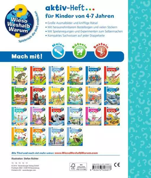 Ravensberger Matratzen Ravensburger Wieso? Weshalb? Warum? aktiv-Heft: Das Meer Versandkostenfrei