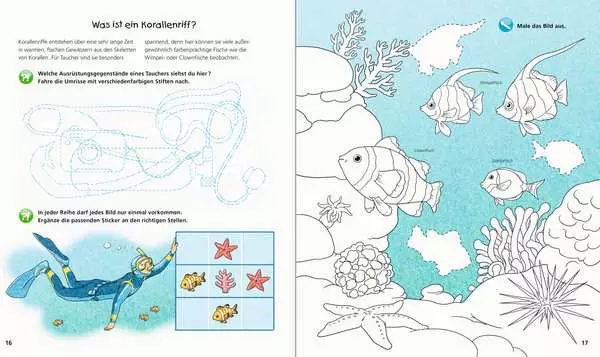 Ravensberger Matratzen Ravensburger Wieso? Weshalb? Warum? aktiv-Heft: Das Meer Versandkostenfrei