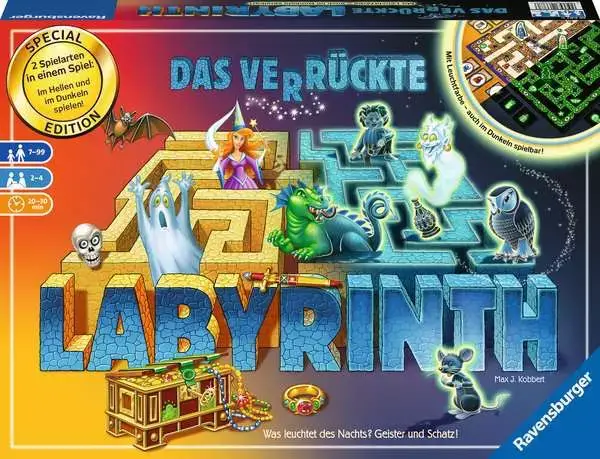 Ravensberger Matratzen Das verrückte LabyrinthGlow in the Dark - Spiel ab 7 Jahren