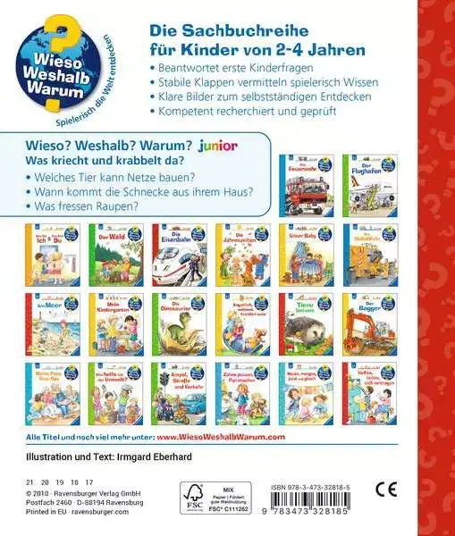 Ravensberger Matratzen Ravensburger Wieso? Weshalb? Warum? junior, Band 36: Was kriecht und krabbelt da? Heißer Verkauf