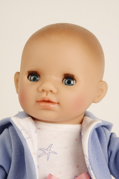 Schildkröt Manufaktur Puppe Sunny 30 cm Kleidung rose/weiss/blau Kostenloser Versand international