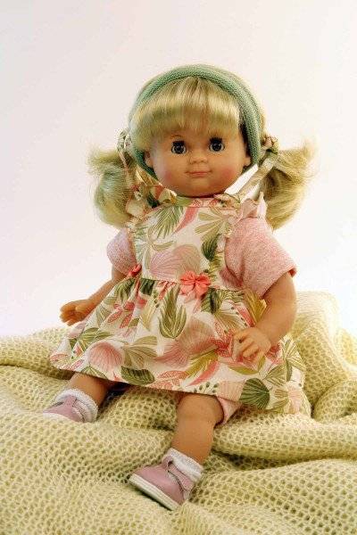 Schildkröt Manufaktur Puppe Schlummerle 32 cm + kostenlose Zusatzkleidung, blonde Haare, braune Schlafaugen, Sommerkleidun 2025