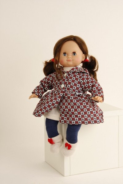 Schildkröt Manufaktur Kleidung zu Puppe Schlummerle 32 cm, winterlich blau/rot Preisnachlass