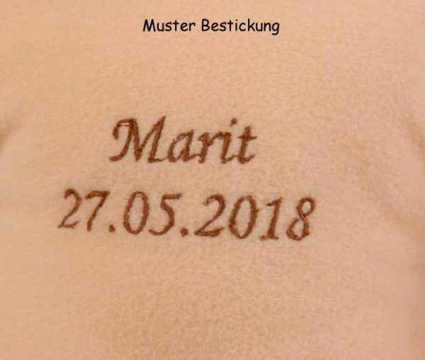 Schildkröt Manufaktur Puppe Schlummerle 37 cm braune Haare, blaue Schlafaugen, Kleidung rose/weiss/bleu JETZT KAUFEN