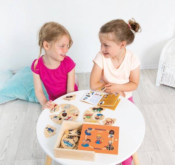 Schildkröt Manufaktur Puzzle HUMANICO "Berufe" by Beleduc Angebote