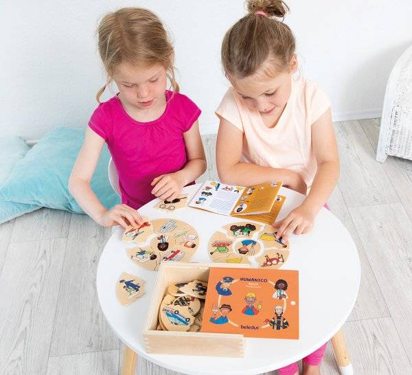 Schildkröt Manufaktur Puzzle HUMANICO "Berufe" by Beleduc Angebote