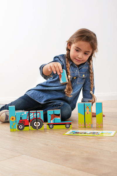 Schildkröt Manufaktur Block-Puzzle Farm by Beleduc Günstiger Verkauf