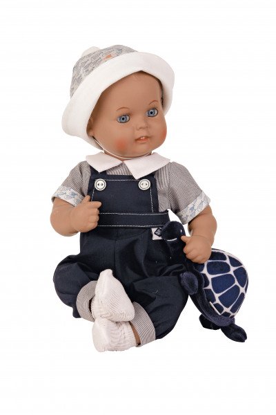 Schildkröt Manufaktur Anzug zu Baby Strampelchen 31+35+45 cm blau/weiss Sonderangebote